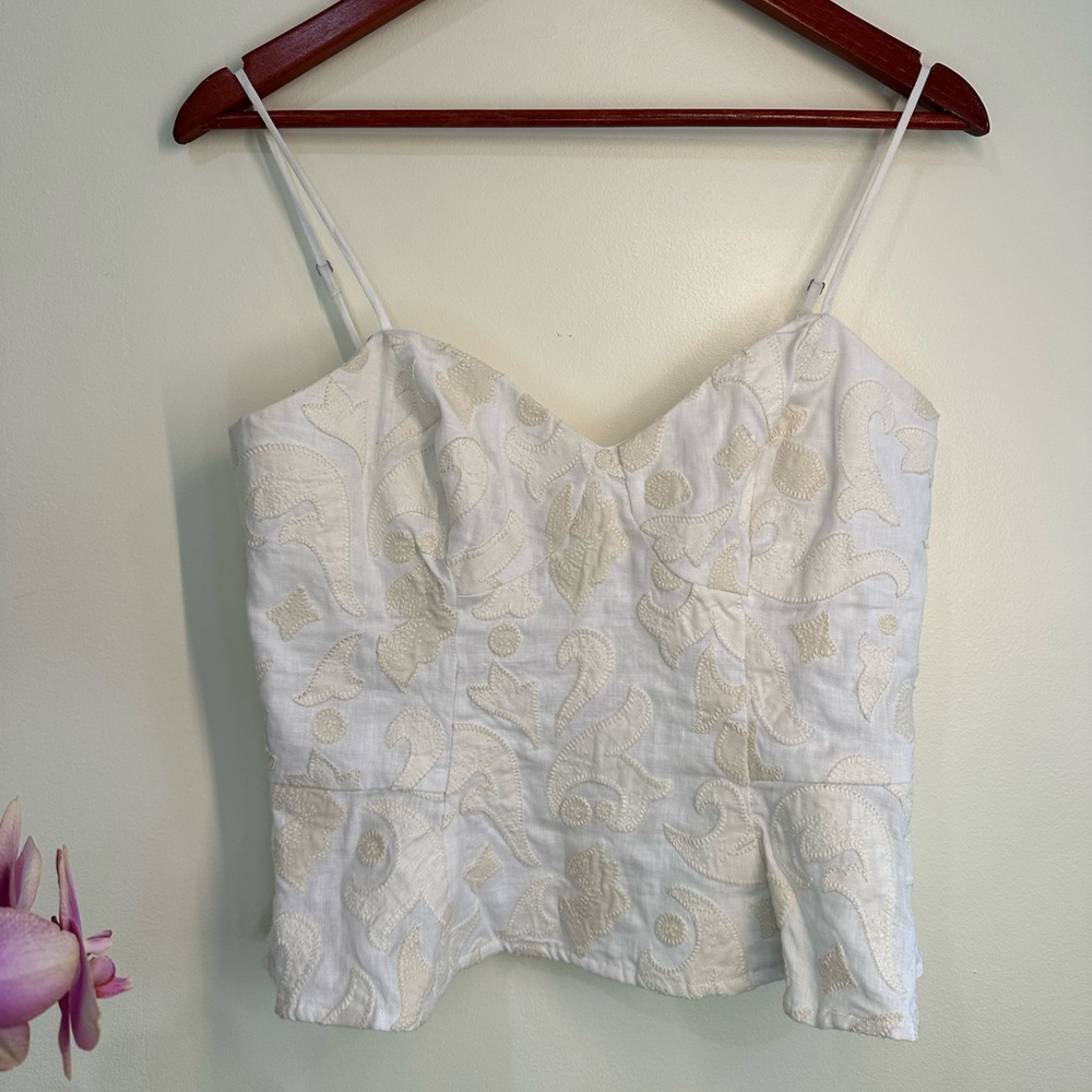 Banana Republic Linen Blend Top M